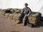 A sandbag sofa.